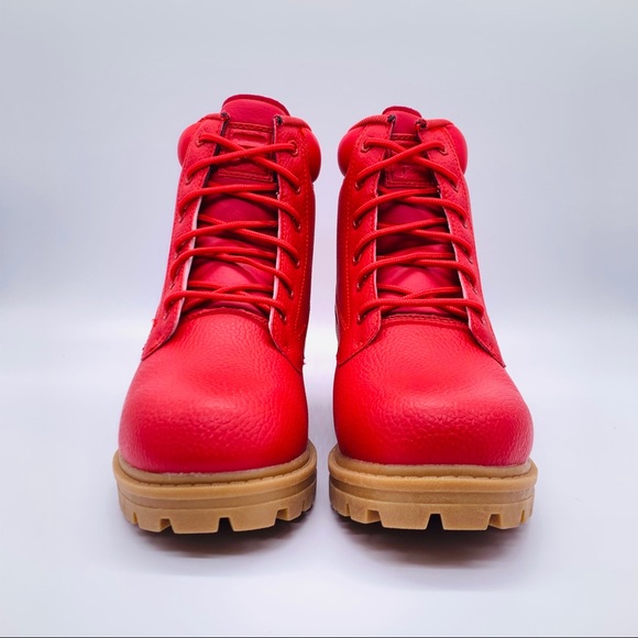 FILA Men's Edgewater 12 PB Red Boots - Picture 4 of 10